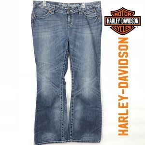 Harley Davidson Denim Jeans 16x31 Womens